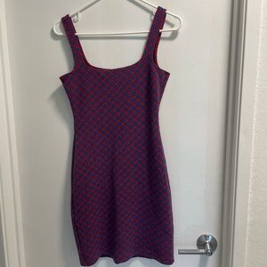 American Apparel Purple Bodycon Mini Dress